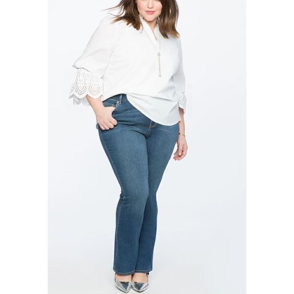 Eloquii Slim Bootcut Jean Size 18 - Picture 1 of 12